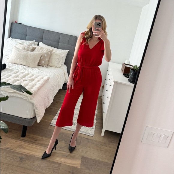 Red Michael Kors Jumpsuit ❤️ - Picture 1 of 5